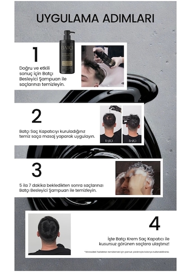 Batçı Hair Atelier Saç Kapatıcı Dolgunlaştırıcı Sıvı Krem 50 ML