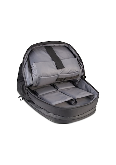 Casper Excalibur 16" Siyah Laptop Sırt Çantası (Siyah Logolu)