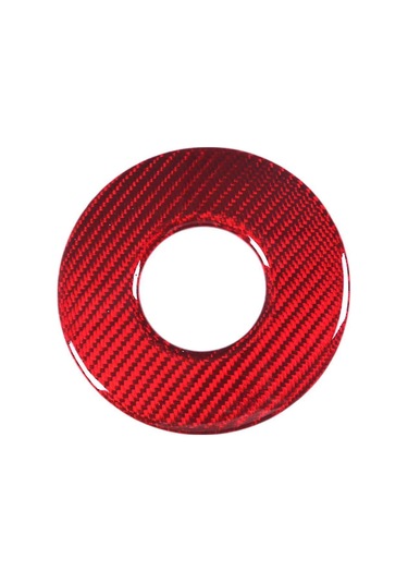 86 Gt86 2012-2020 İçin Kuru Karbon Fiber Direksiyon Simidi Orta Dekoratif Kaplama Kaplaması, Kırmızı - Kaiyi