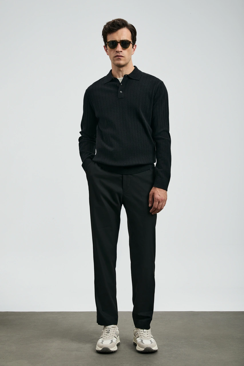 Lufian Josef Erkek Kazak Siyah Siyah 112090156100100 Siyah