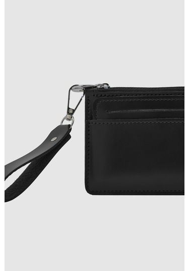 Shule Bags Raye Kartlık Detaylı Cüzdan Siyah Siyah