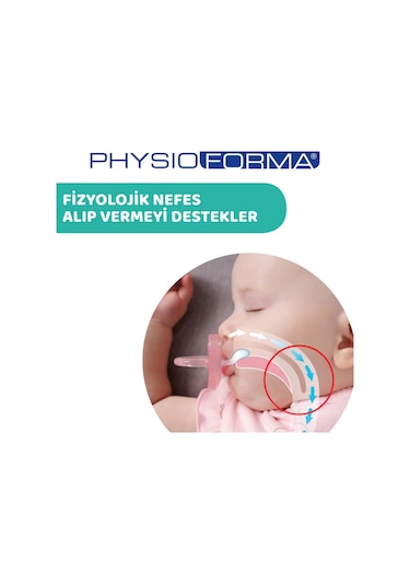 Chicco Physioforma Mini Soft 2'li Emzik 2-6 Ay Kız
