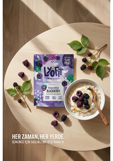 Lyofit Food Freeze Dried Böğürtlen 15 G