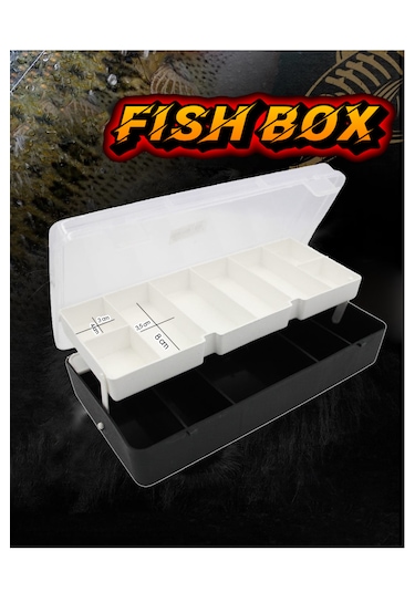 Rapala Kutusu Jig Yem Kutusu Lrf Kutusu 22.5x12x5.5 Siyah
