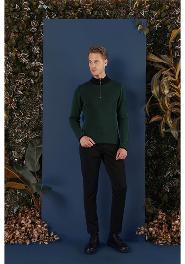 Tr 859 Slim Fit Nefti Klasik Triko Nefti