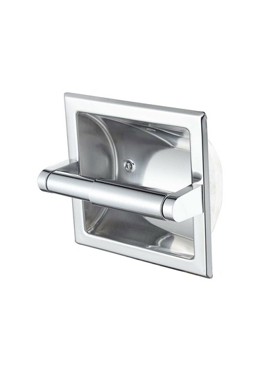 Yunboo Gömülü Tuvalet Kağıdı Tutucu, 304 Paslanmaz Çelik, Korozyona Dayanıklı, Uzun Omürlü, Mat Siyah, Kolay Kurulum, Uzun Boylu Çubuk Gümüş