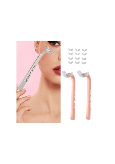 Dolıty 2 Parça Eyeliner Şablonları Kaş Kalemi Yeni Pembe Pembe