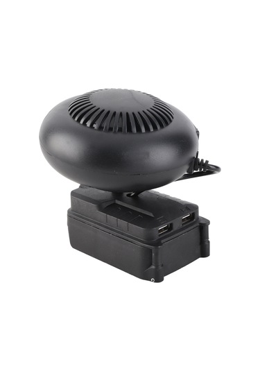 Moveevo 170w Akıllı Termostatlı Taşınabilir Isıtıcı - 2 Seviye Sıcaklık Regülasyonu, 180 Döner Kafa, Worx 18v 5pin Wa3551 Li-ion Pil Uyumlu, Usb Şarj Portlu