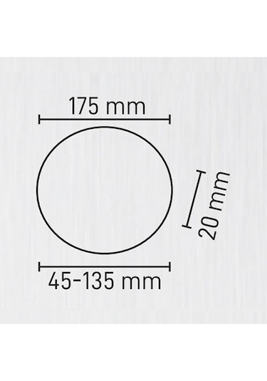 Maxled 24w Yuvarlak Sıva Altı Ayarlanabilir Geçmeli Backlight Led Panel 6500k Beyaz