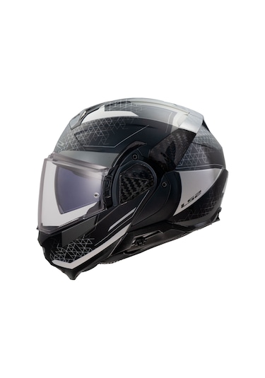 Ls2 Advant 2 Astral Çene Açılır Kask Mat Gri - Siyah