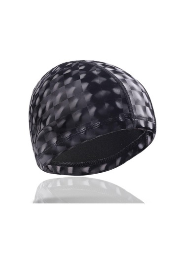 Suntek Yüzme Boneleri Saçları Kuru Tutar Havuz Şapkası Siyah