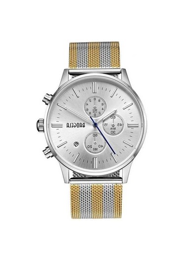 Novahub Baogela 1611 Erkekler İçin Küçük Üç Pimli Aydınlık Kronograf Takvim Kuvars İzle Gümüş Ve Beyaz Arasında Altın Renkli, Çok Renkli