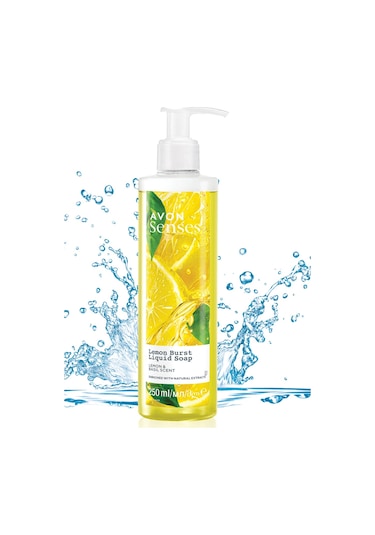 Avon Senses Lemon Burst Limon Ve Reyhan Kokulu Sıvı Sabun 250 ML