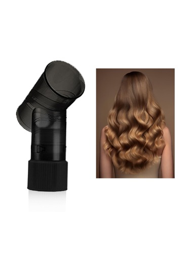 Suntek Saç Kıvırma Difüzörü Rüzgar Kurutma Makinesi Blower Siyah