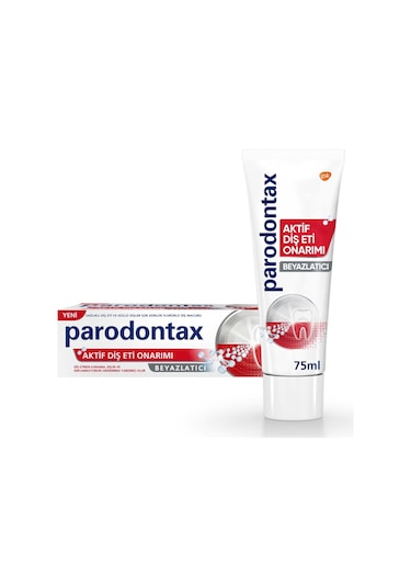 Parodontax Aktif Diş Eti Onarımı Beyazlatıcı Diş Macunu 2 x 75 ML