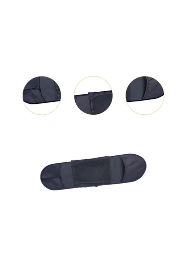 Pazly Suya Dayanıklı Siyah Omuz Kaykay Homyl Evrensel Cepli Çanta Wd Siyah Çok Renkli