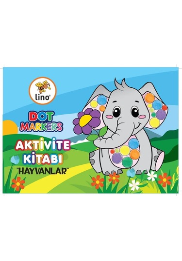 Lino Dot Markers Aktivite Boyama Kitabı Hayvanlar LN-702