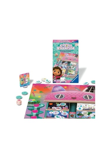 248100 Ravensburger - Gabbys Dollhouse - Seyahat Boy Kutu Oyunu