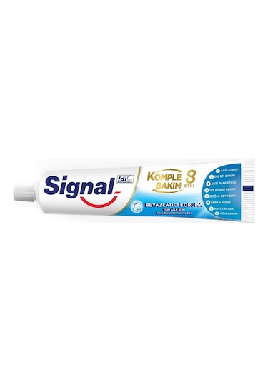 Signal Diş Macunu Komple Bakım 8 Etki Beyazlatıcı Koruma 75 Ml