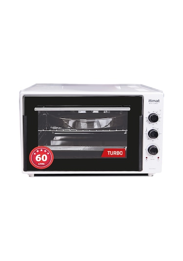 İtimat 8060 60 LT Çift Camlı Turbo Mini Fırın