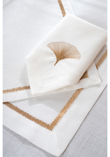 Iris Gold Nakışlı 2 Li Peçete 40x40 2553