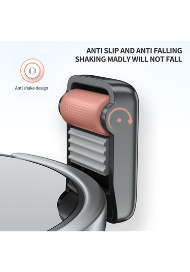 Yifomall Araç Telefon Tutucu 360 Döner - Navigasyon İçin Kolay Erişim, Tek Elle Kaldırma, Sabit Tutma Ve Gizlenebilir Park Numarası Pembe