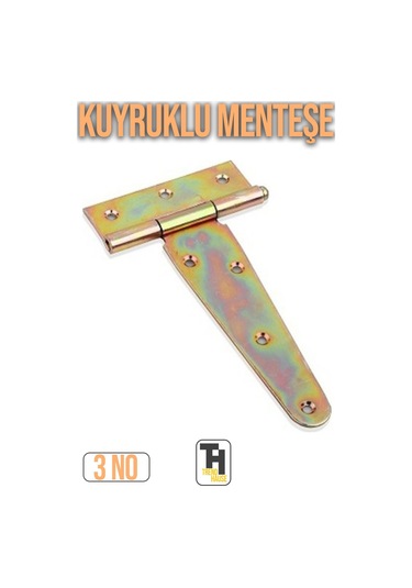 No 3 Kuyruklu Menteşe Kolay Montajlı Güvenli Ve Sağlam Bağlantı Çözümü 24 Adet