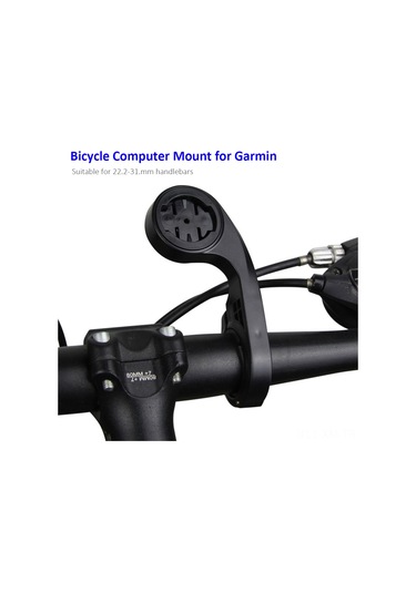 Ximistore9 Bisiklet Bilgisayar Ve Fari İçin Optimal Görünüm Sağlayan Çok Fonksiyonlu Uzantı Tutucu Pc/tpu, Siyah Siyah