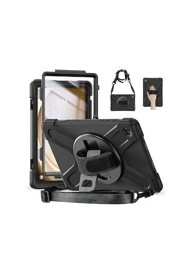 Samsung Galaxy Uyumlu Tab A9 Plus X210 X218 11 İnç Kılıf Ultra Koruma Zırh Askılı Silikon Tablet Kılıfı Samsung Galaxy Uyumlu Tab A9 Plus X210 X218 11 İnç Kılıf Ultra Koruma Zırh Askılı Silikon Tablet Kılıfı