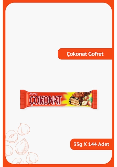 Ülker Çokonat Çikolata 144 x 33 G