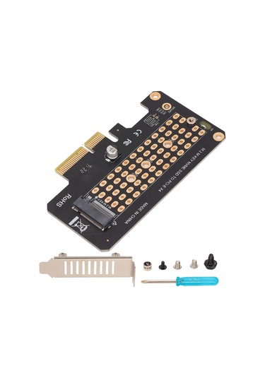 Tenfowee Nvme M.2'den Pcı-e3.0'a X4 Donüştürücü Kartı - 32gbps Hız, 2280/2260/2242/2230 Ssd Desteği, Windows/mac/linux Uyumlu, Yarı Yüksek Panelli Genişletme Kartı