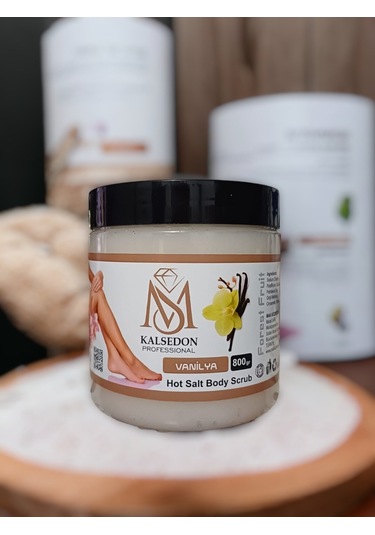 Ms Kalsedon Professoinal Vanilya Aromalı Vücut Peeling 800 G