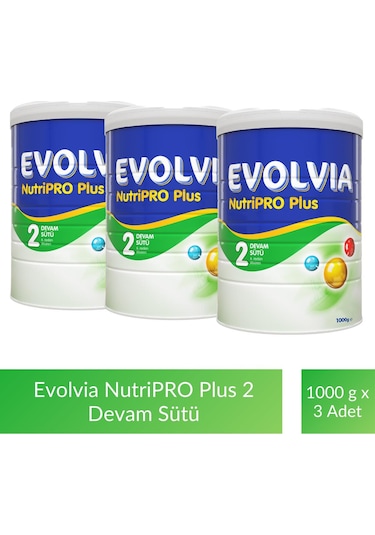Evolvia Nutripro Plus 2 Devam Sütü 1000 Gr X 3 Adet