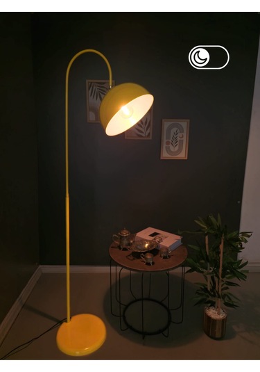 Sonart Taksi Sarısı Lambader Hareketli Başlık Modern Dekorati... Turkuaz