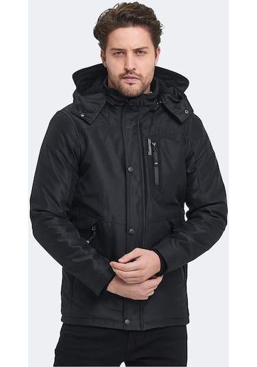 Slazenger HANKIN Erkek Mont &amp; Kaban Siyah