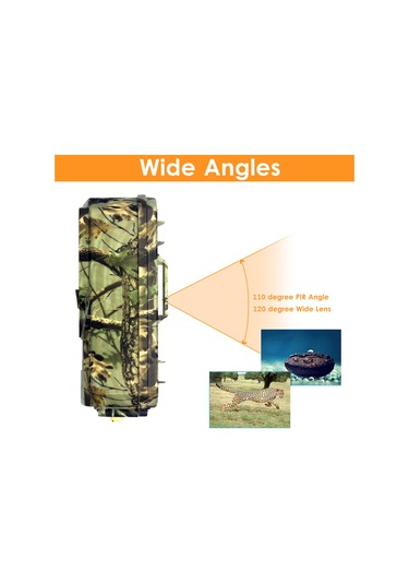 Moveevo Pr-300a Av Kamera, 12mp Hd, 46 Adet Ir Led, Gece Görüşü, Hareket Tetiklemeli, Usb 2.0, Ip56 Su Geçirmez Pil Dahil Değil Çok Renkli