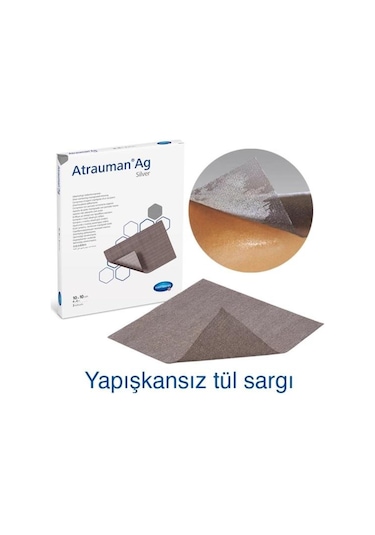 Hartmann Atrauman Ag Gümüş İçerikli Yara Örtüsü 10 x 10 CM 1 Adet