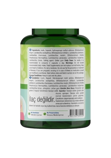 Natures Supreme Probiotic 5B 60 Kapsül Aromasiz