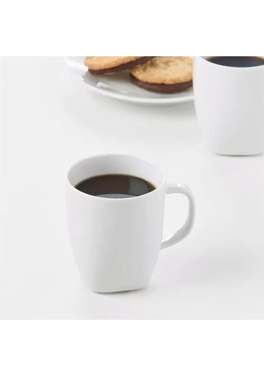 Sumuhome Vardera Porselen Kupa Beyaz 17 Cl Beyaz