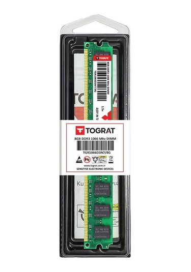 Tograt TGR1066D3N7/8G 8 GB DDR3 1066 MHz Masaüstü Pc Ram Bellek