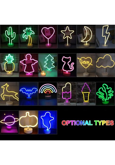 Yaozixa Elk Desenli Led Işıkli Masa Lambası - Yatak Odası Dekorasyonu Usb Ve Pil İkili Kullanimlı Sıcak Beyaz Gece Lambası Pil Dahil Değil Diğer