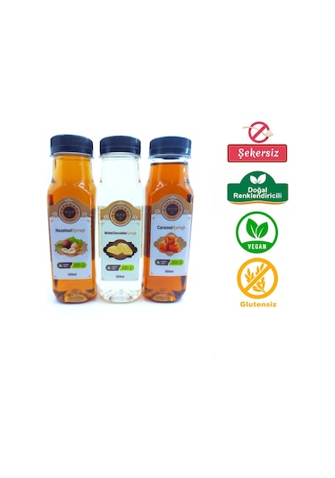 ESPERADO - 3 LÜ ŞURUP SETİ  BEYAZ ÇİKOLATA * KARAMEL * FIND