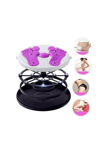 Sunup Sn-22218 Döner Zayıflama Ve Bel İnceltme Diski - Vücut Şekillendirici Egzersiz Aleti