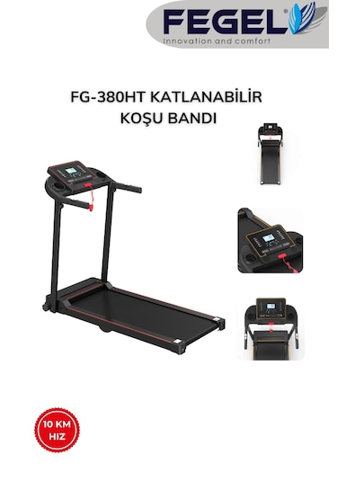 Fegel FG-380ht Katlanabilir Koşu Bandı Ev Konforunda Profesyonel Antrenman