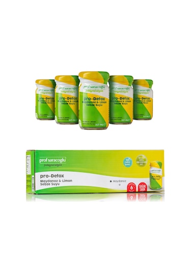 Pro Detox Organik Maydanoz & Limon Shot 5 X 60 ML