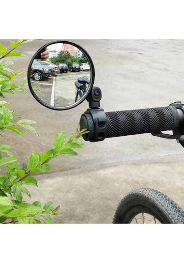 Bisiklet ve Scooter Aynası Geniş Açılı Dikiz Ayna Siyah
