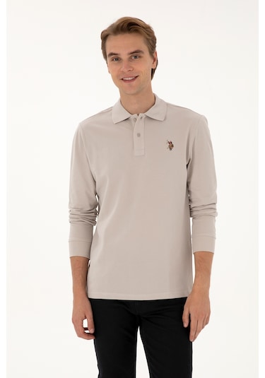 U.s. Polo Assn. Erkek Taş Sweatshirt 50313772-vr049 Tas
