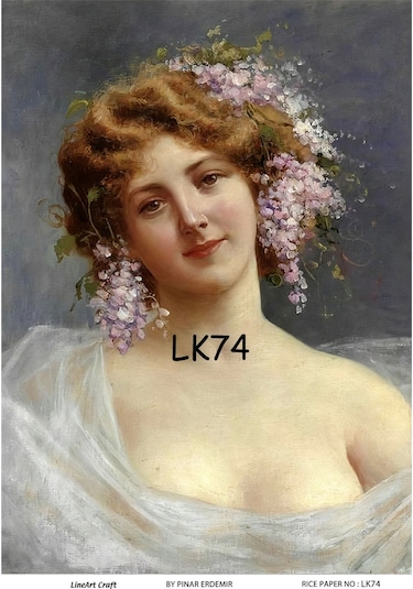 Lineart Pirinç Dekopaj Kağıdı La-lk74