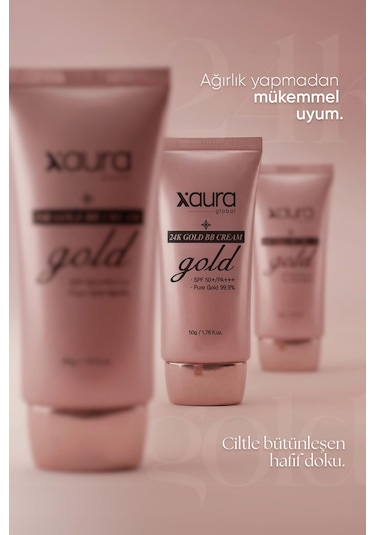 Xaura Global 24k Gold Bb Spf50+ Cream 50 G Diğer