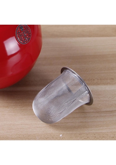 Jms Yeniden Kullanılabilir Paslanmaz Çelik Tel Örgü Çay Süzgeci Çaydanlık Çay Yaprağı 6cm